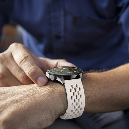 18mm, 20mm, 22mm, Strap for Samsung Galaxy Watch 7 FE 6 5 4 5Pro 6/4Classic Silicone Band for Huawei GT5 Pro 46mm GT4/3Pro Bracelet