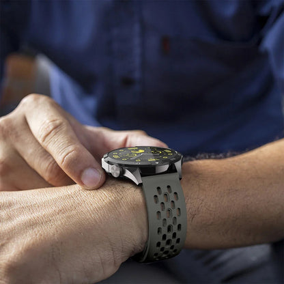 18mm, 20mm, 22mm, Strap for Samsung Galaxy Watch 7 FE 6 5 4 5Pro 6/4Classic Silicone Band for Huawei GT5 Pro 46mm GT4/3Pro Bracelet