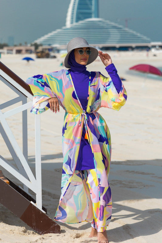 Colourful Pareo Kimono P2332