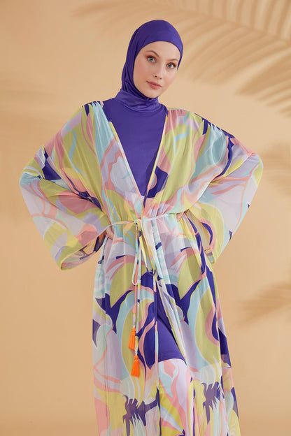 Colourful Pareo Kimono P2332