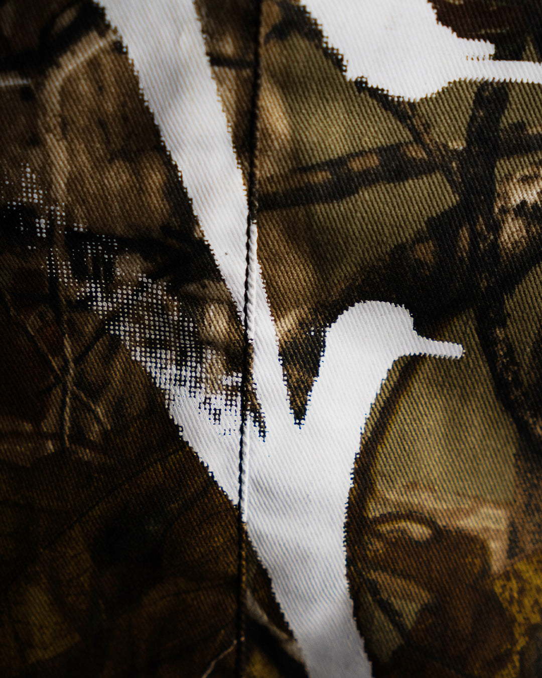 CAMO “GRAFFITI BLITZ” LONG STRAIGHT DENIM SHORTS
