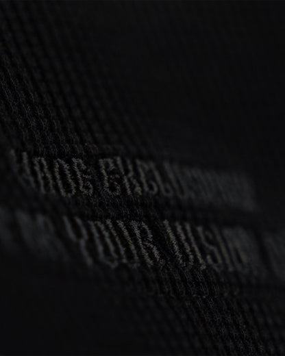 X-RAY THERMAL KNIT ( SHADOW BLACK )