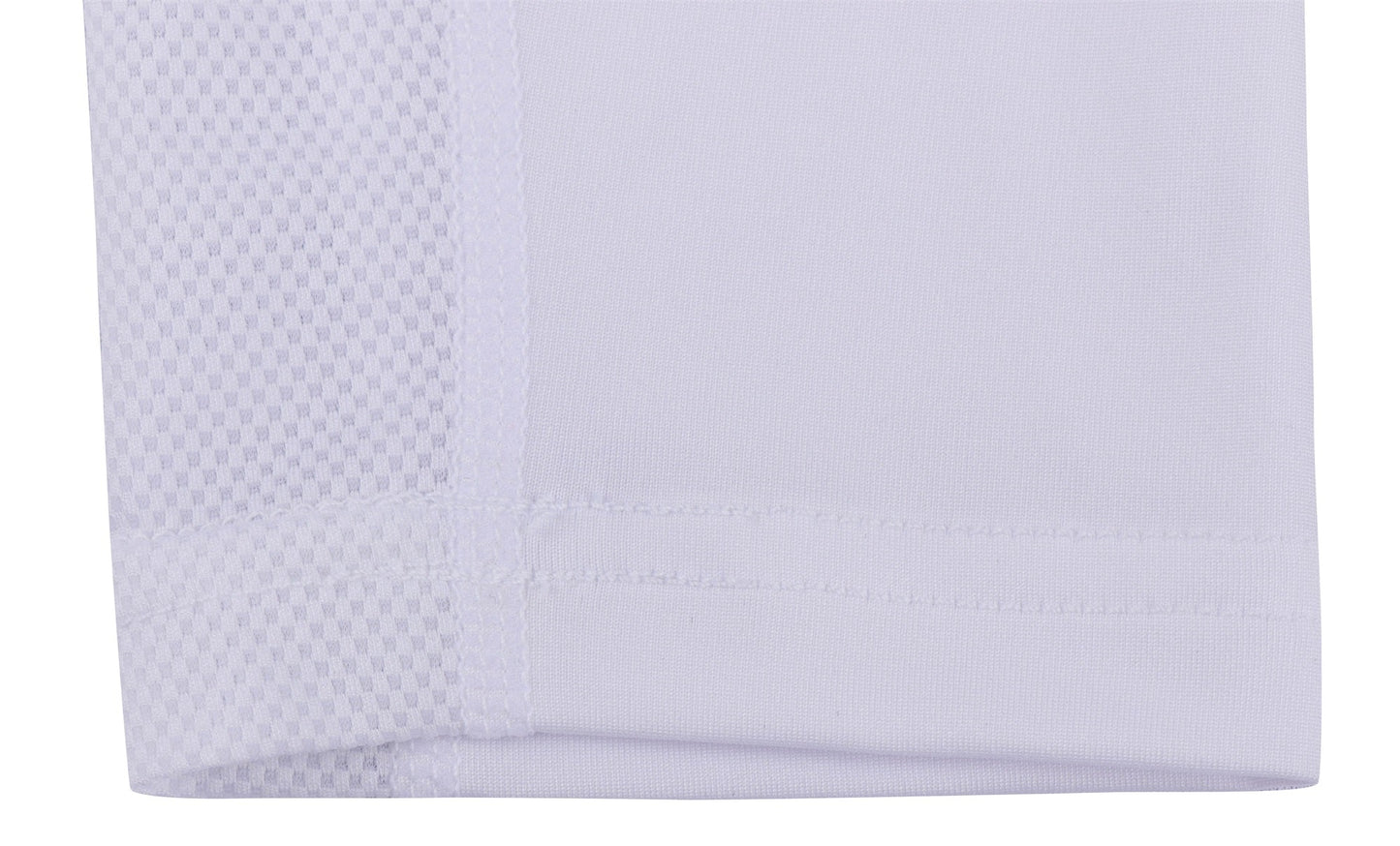 Men's Mesh Base Layer - White Long Sleeve Cycling Undershirt