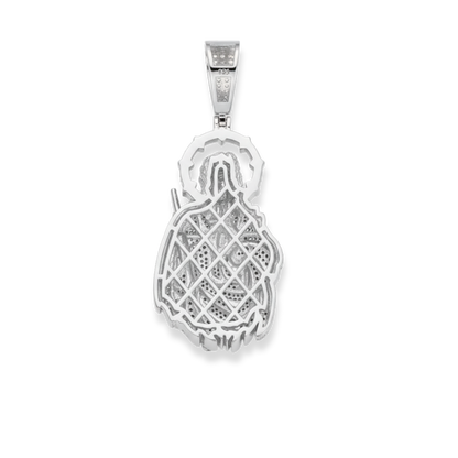 St. Judas Moissanite Pendant 925 Sterling Silver