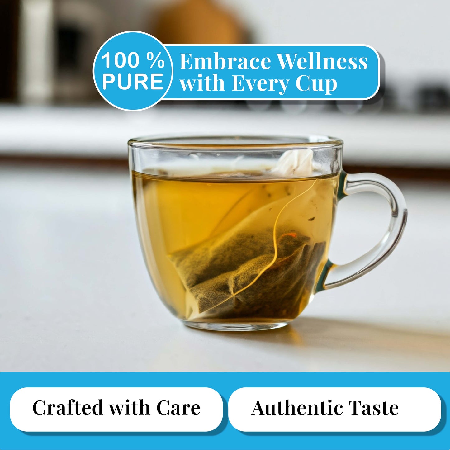Akshit Eucalyptus Tea Bags - 75 Bags, Pure Eucalyptus Leaves,(te de eucalyptus)  Caffeine-Free Herbal Tea, 5oz, Te De Eucalipto