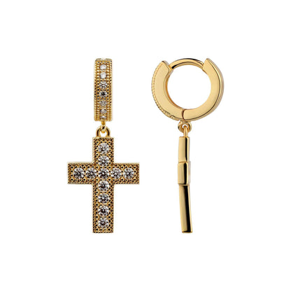 Divine Cross Earrings