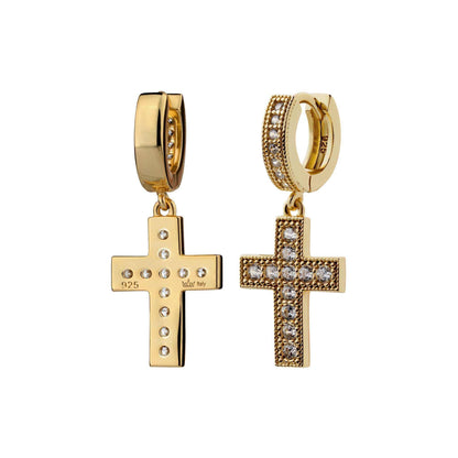 Divine Cross Earrings