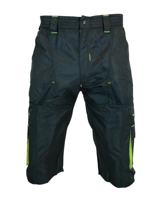 DK Gravel Shorts I — Long Baggy MTB Shorts (1/2 Pants) with 7 Pockets & Side Vents