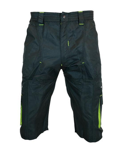 DK Gravel Shorts I — Long Baggy MTB Shorts (1/2 Pants) with 7 Pockets & Side Vents