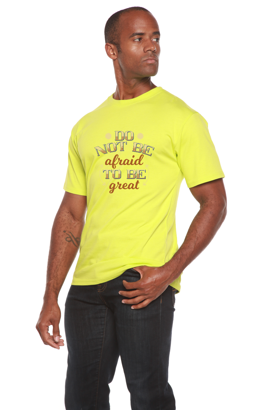 Do Not Be To Be Men's Bamboo Viscose/Organic Cotton Short Sleeve  Graphic T-Shirt