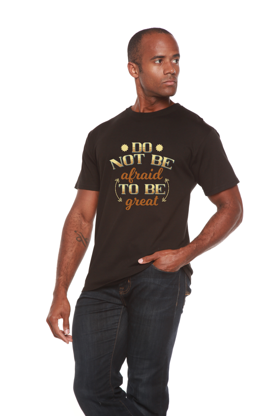 Do Not Be To Be Men's Bamboo Viscose/Organic Cotton Short Sleeve  Graphic T-Shirt