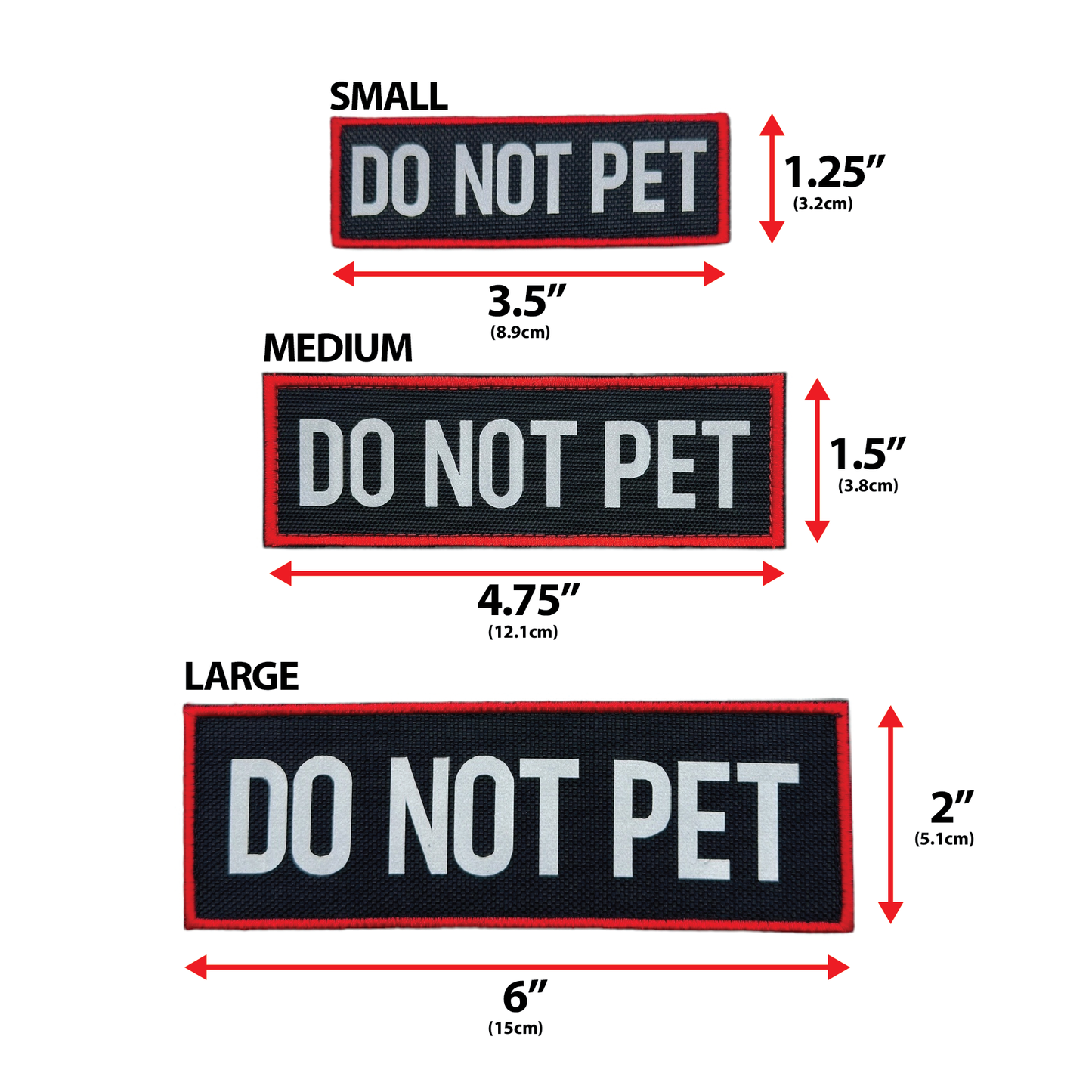 Do Not Pet Reflective Morale Patch