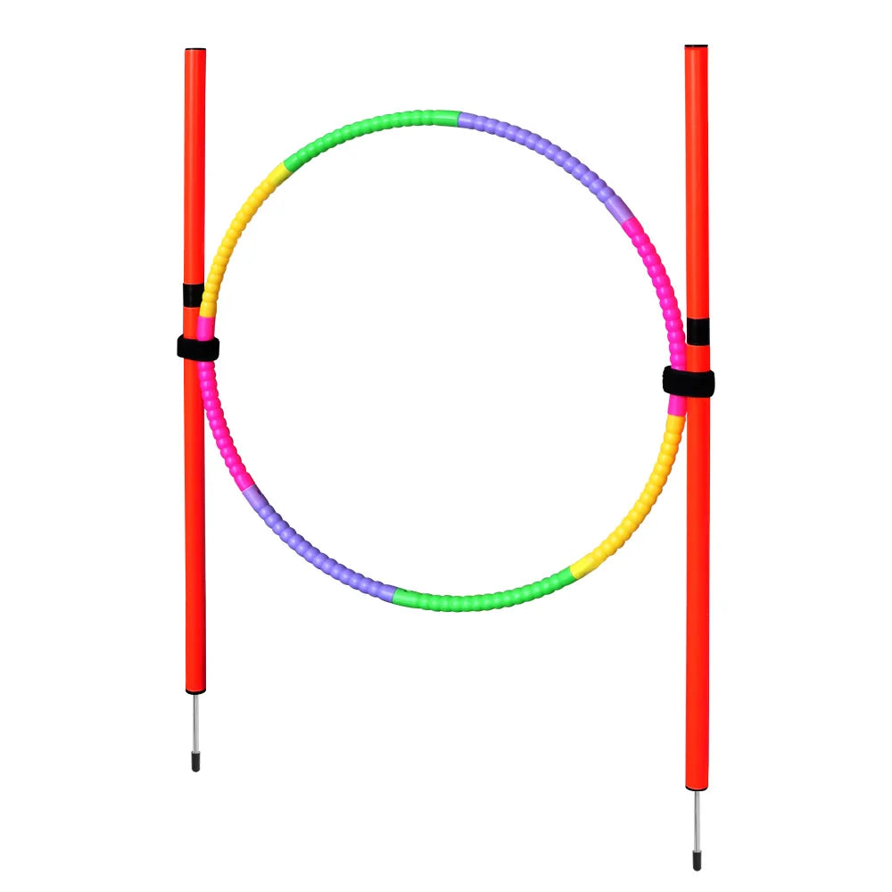 dsers Dog Agility Training Set with Adjustable Obstacles