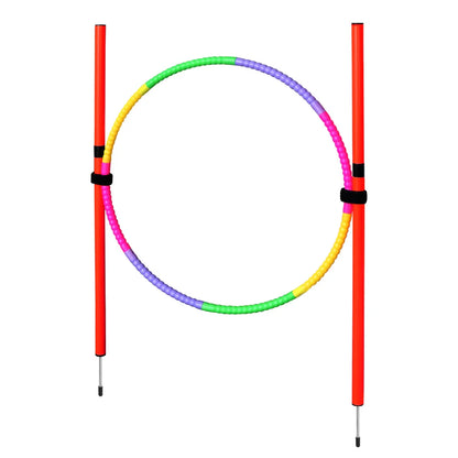 dsers Dog Agility Training Set with Adjustable Obstacles