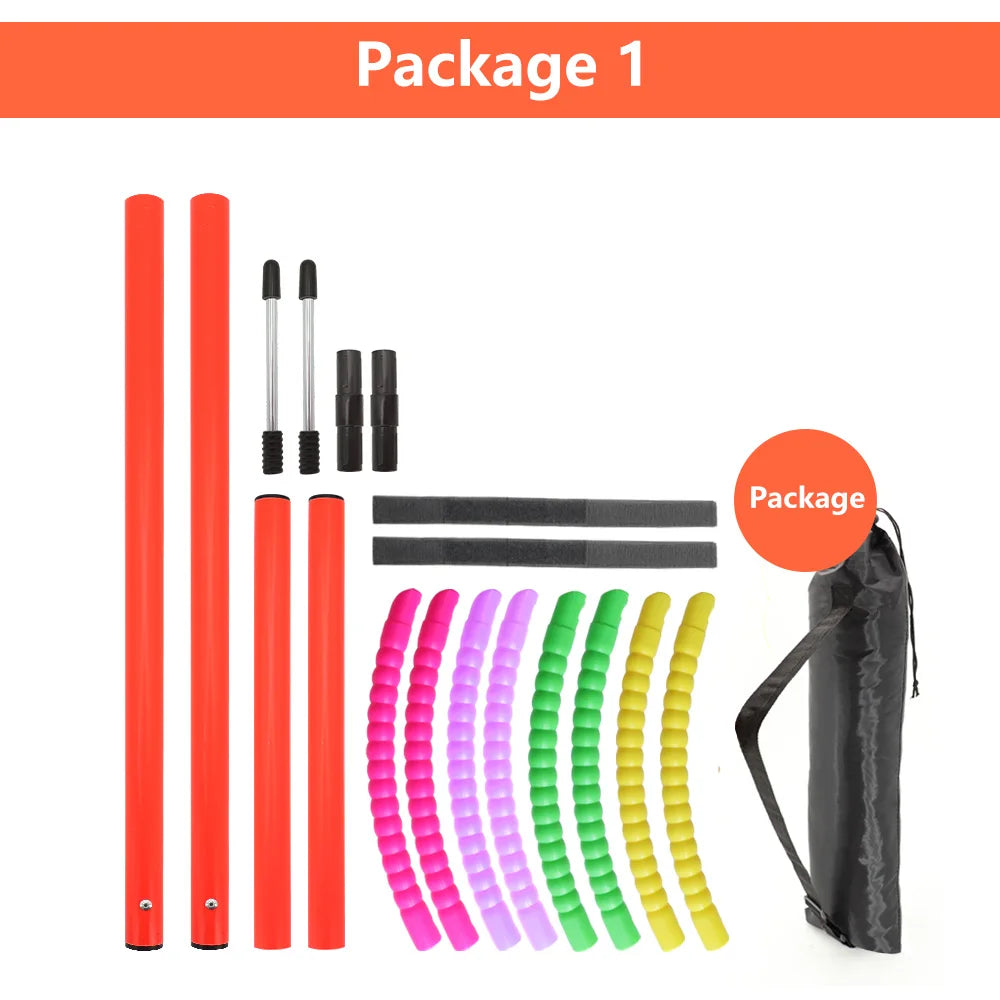 dsers Dog Agility Training Set with Adjustable Obstacles