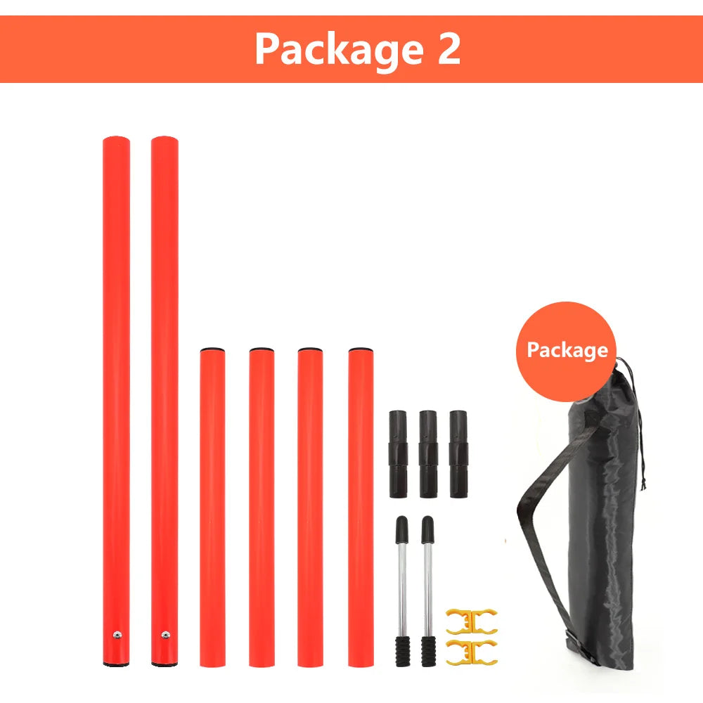 dsers Dog Agility Training Set with Adjustable Obstacles