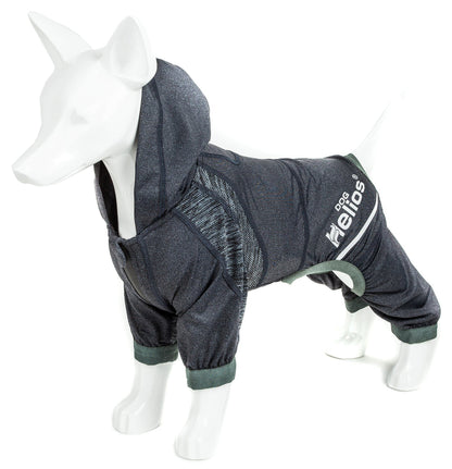 Dog Helios ® 'Namastail' Lightweight 4-Way-Stretch Yoga Performance Dog Tracksuit Hoodie