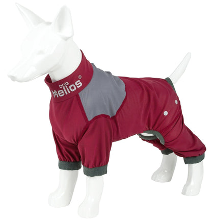 Dog Helios ® 'Tail Runner' Lightweight 4-Way-Stretch Breathable Yoga Dog Tracksuit