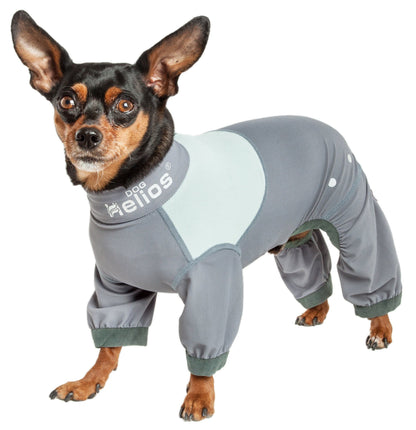 Dog Helios ® 'Tail Runner' Lightweight 4-Way-Stretch Breathable Yoga Dog Tracksuit