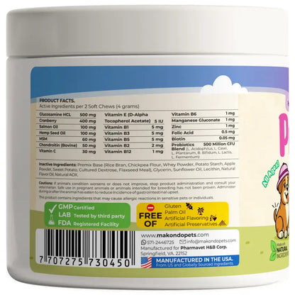 Dog Prenatal Vitamins - 120 Soft Chews