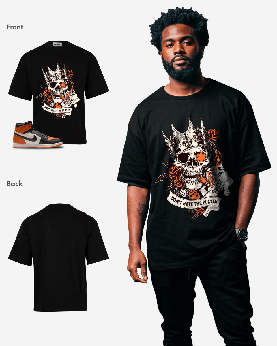 G West Don't Hate Player Oversized Men's T-Shirt
