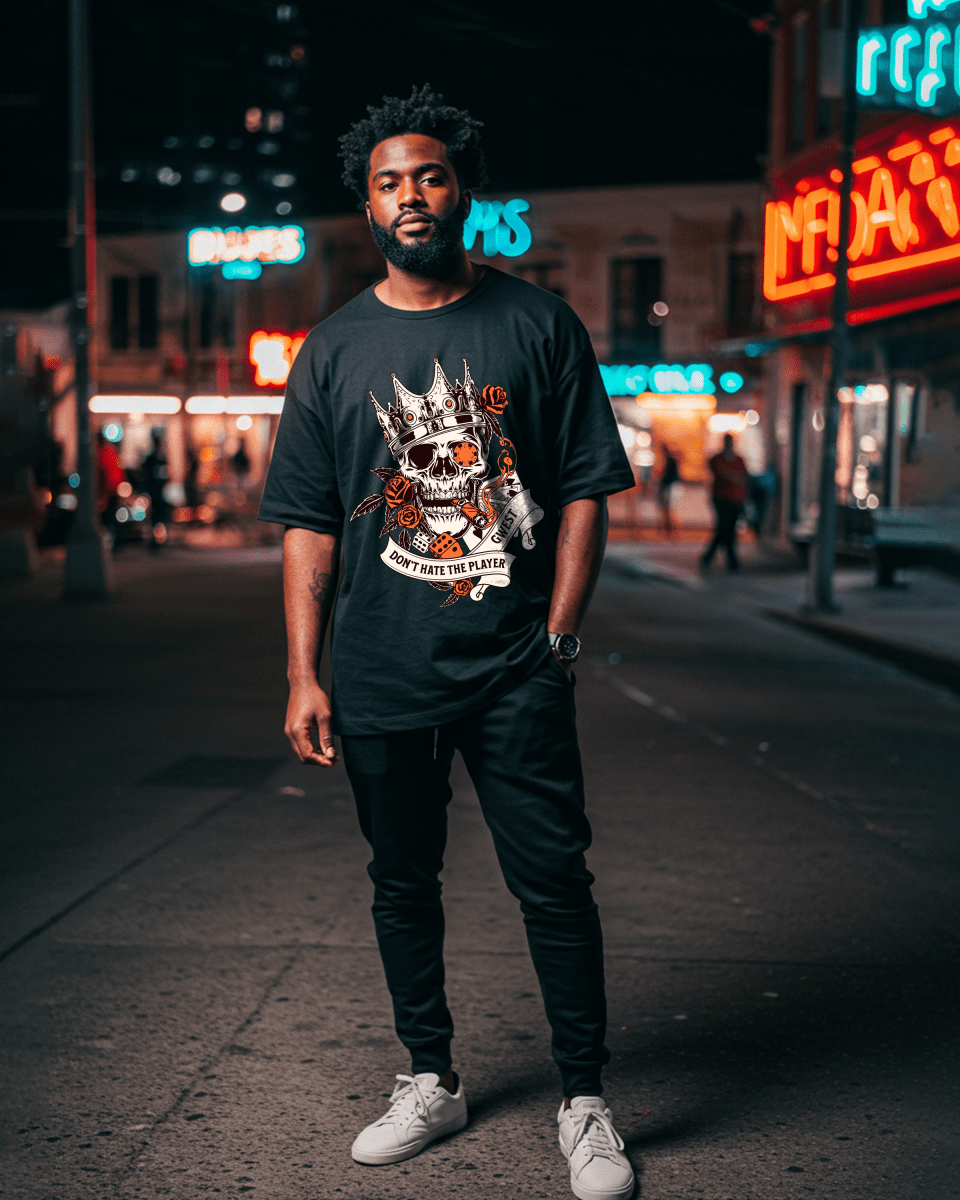 G West Don't Hate Player Oversized Men's T-Shirt