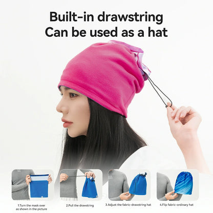 Winter Fleece 3 IN 1 Cycling Mask Hat Reversible