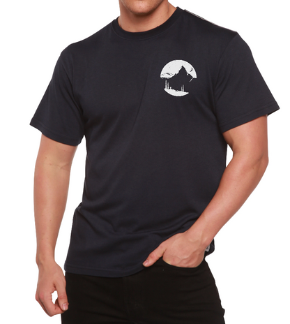 Explore More Men's Bamboo Viscose/Organic Cotton Printed T-Shirt