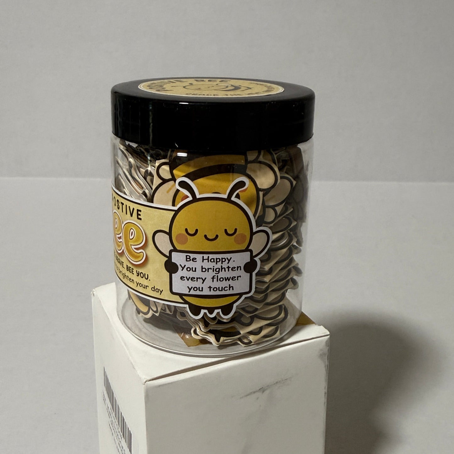 MiaRita Postive Bee 60-Count Affirmation Card Jar