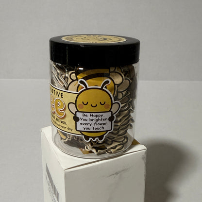 MiaRita Postive Bee 60-Count Affirmation Card Jar