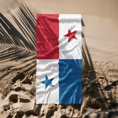 Panama Flag Beach Towel
