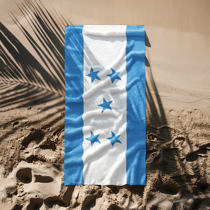Honduras Flag Beach Towel