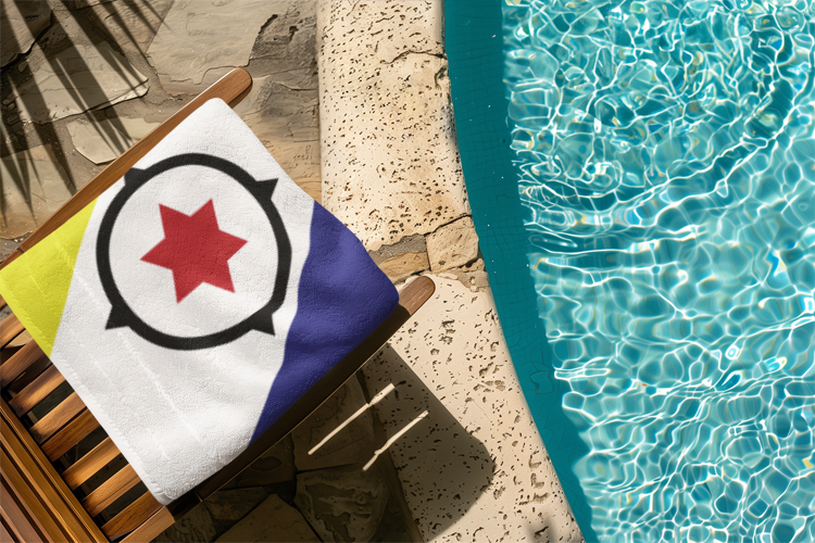 Bonaire Flag Beach Towel