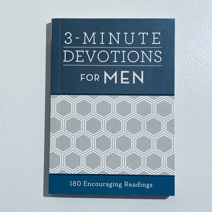 3-Minute Devotions for Men: 180 Encouraging Readings