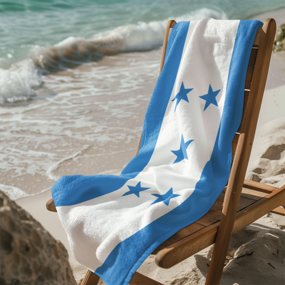 Honduras Flag Beach Towel