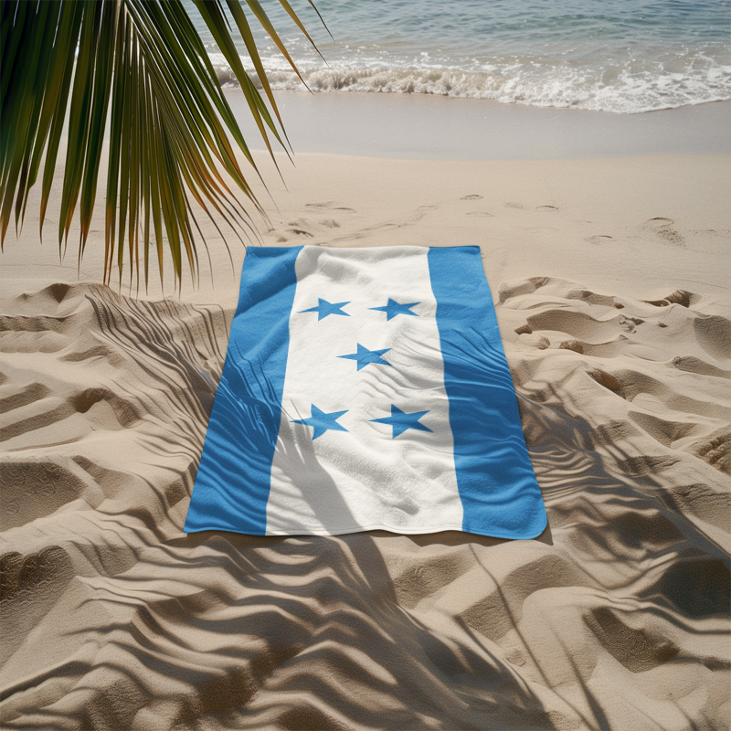 Honduras Flag Beach Towel