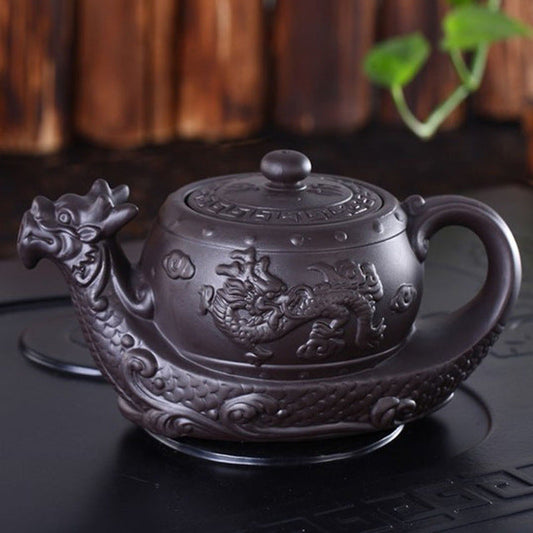 Dragon Boat Yixing Teapot
