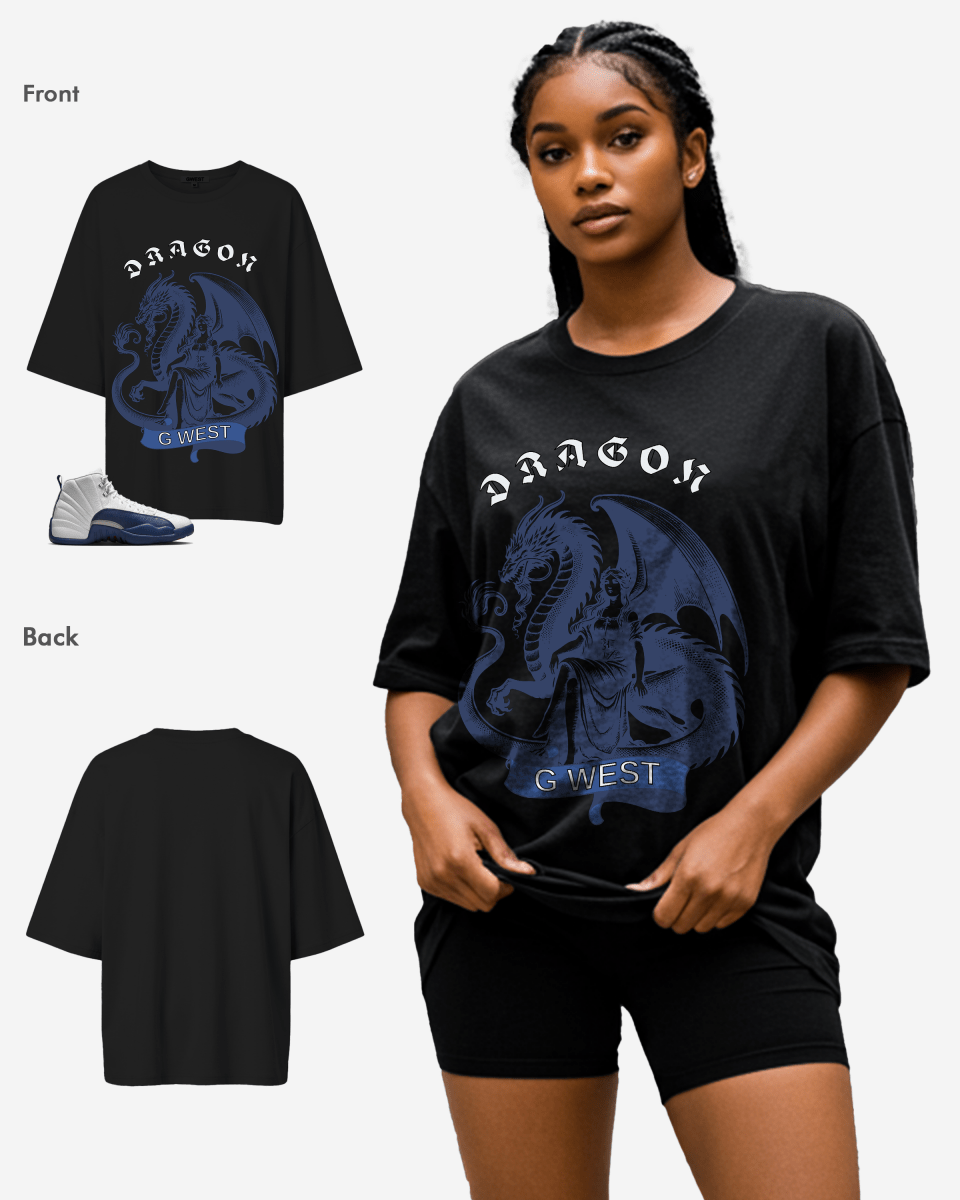 G West Dragon's Grace Oversized Women's T-Shirt