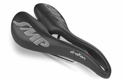 Selle SMP Drakon Saddle with Steel Rails (Black)