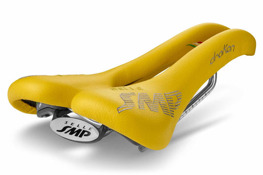 Selle SMP Drakon Saddle with Steel Rails (Yellow)
