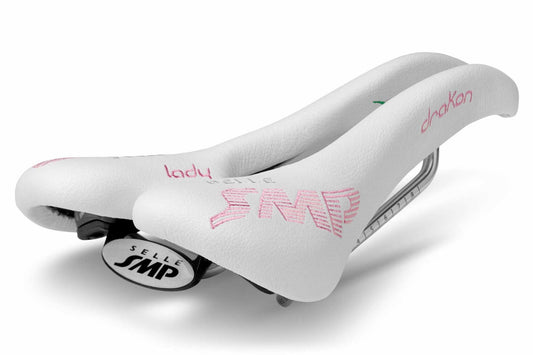 Selle SMP Drakon Saddle with Steel Rails (Lady White)