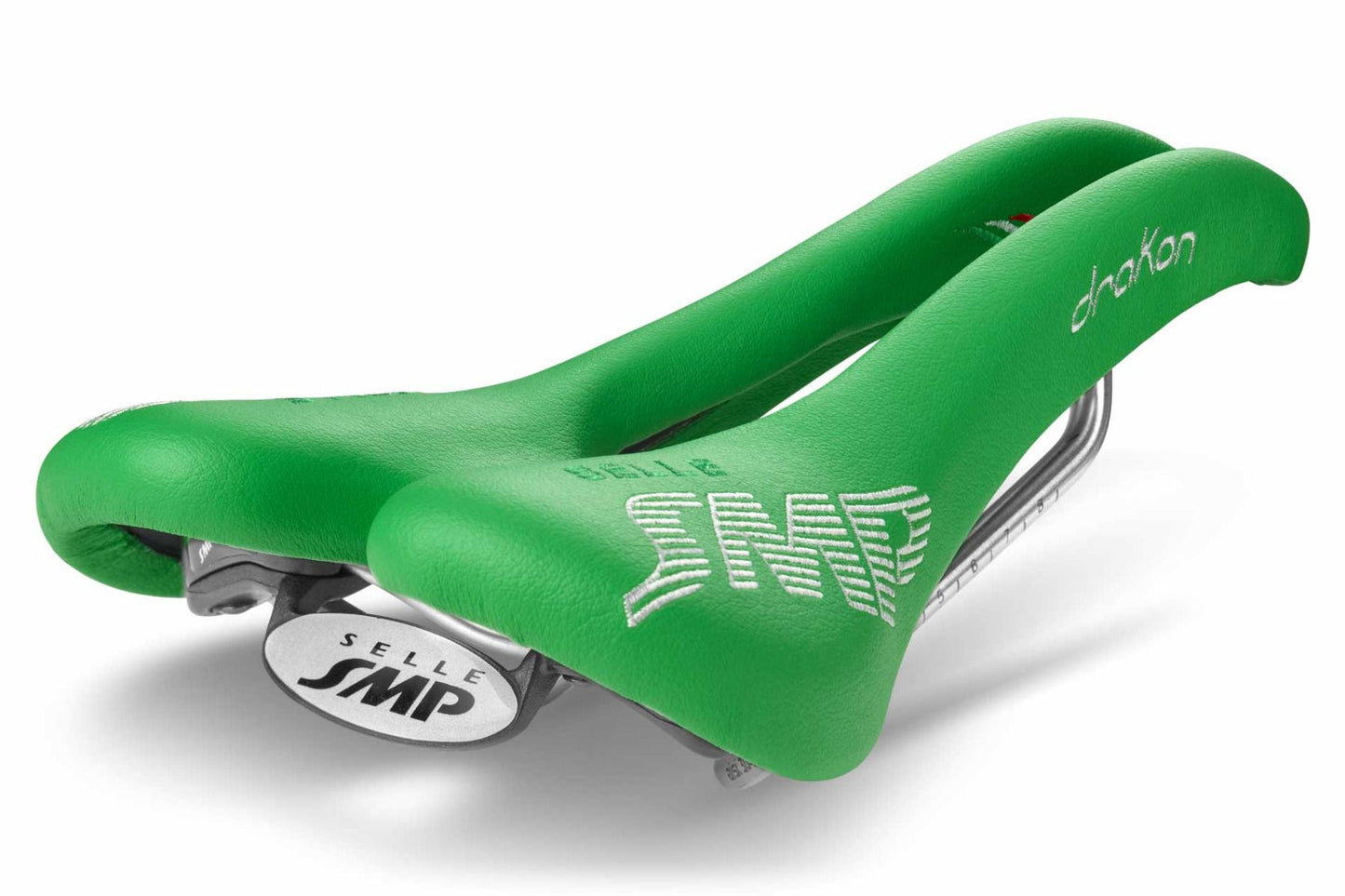 Selle SMP Drakon Saddle with Steel Rails (Green)