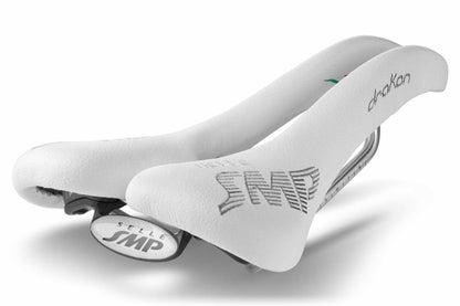 Selle SMP Drakon Saddle with Steel Rails (White)