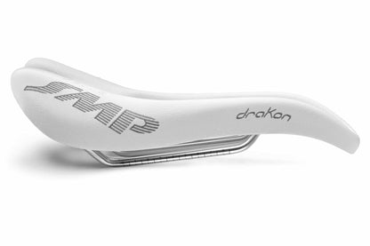 Selle SMP Drakon Saddle with Steel Rails (White)