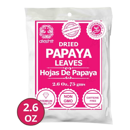 Dried Papaya Leaves 2.6 oz – Loose Leaf Herbal Tea | Akshit