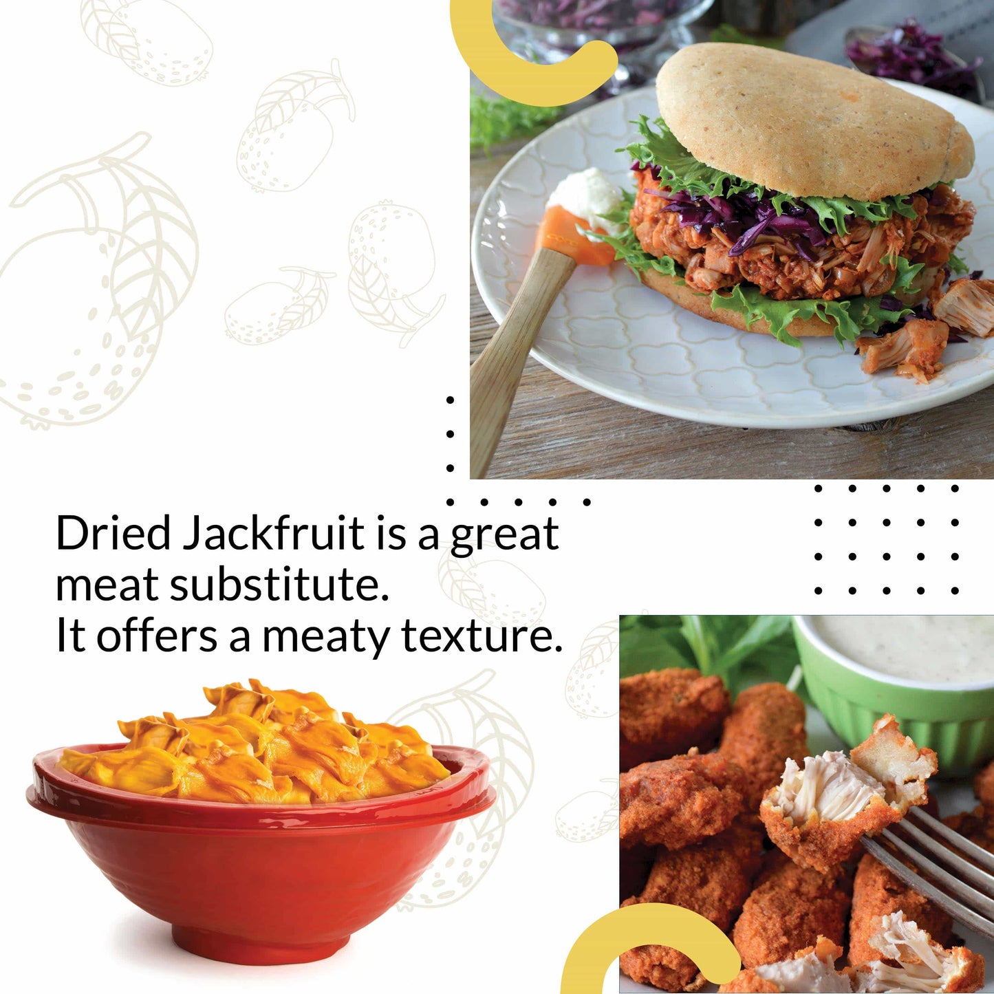 Akshit Dried Bulk Jackfruit slices ,Sun-Dried Jackfruit -5 packs