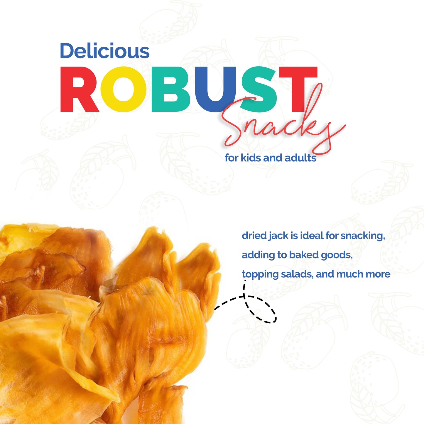Akshit Dried Bulk Jackfruit slices ,Sun-Dried Jackfruit -5 packs