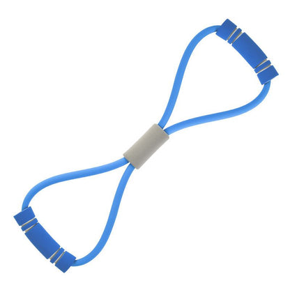 Foam Handle 8 Shape Elastic Band; Tension resistance Band for Abdomen Waist Arm Leg Stretching; Fitness Training