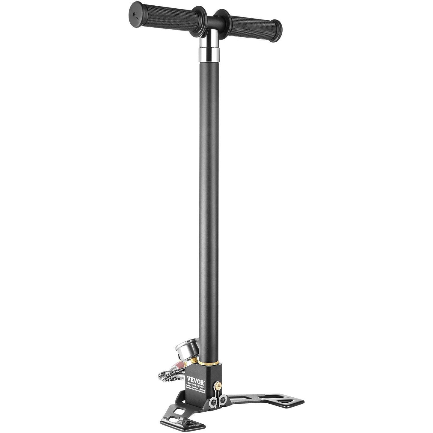 High Pressure PCP Hand Pump - 4500 PSI with Moisture Filter & Pressure Gauge for Airguns & Paintball