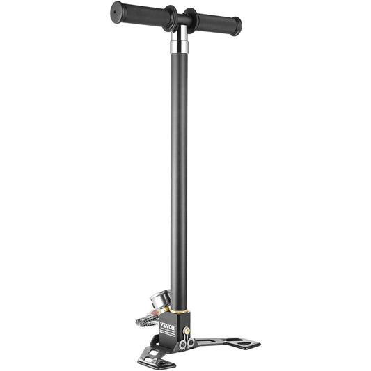High Pressure PCP Hand Pump - 4500 PSI with Moisture Filter & Pressure Gauge for Airguns & Paintball